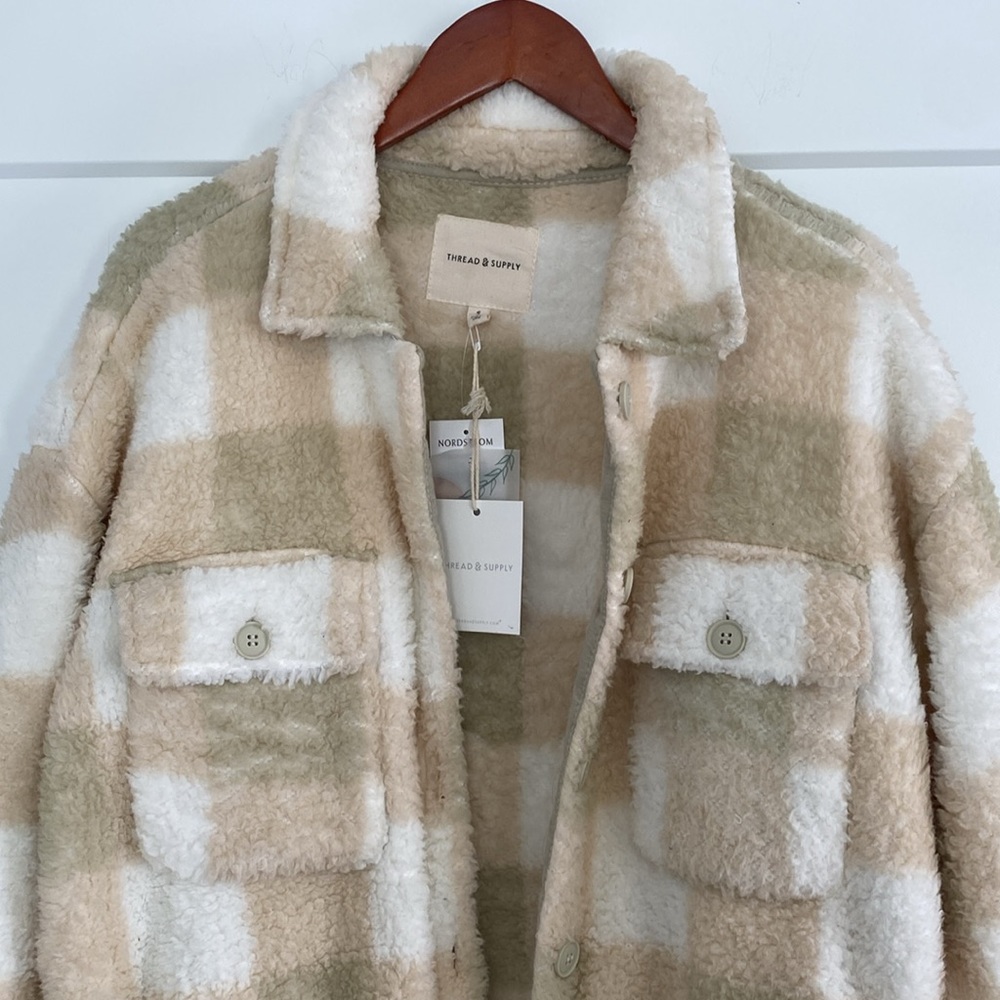 Thread & Supply Fleece Shacket - Picture 2 of 4